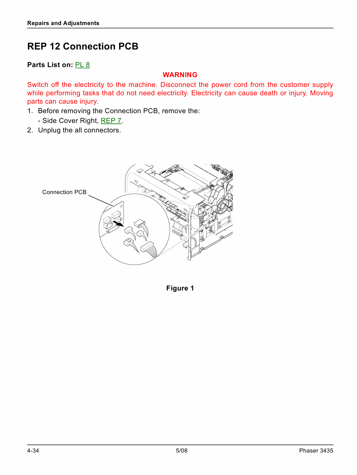 Xerox Phaser 3435 Parts List and Service Manual-4